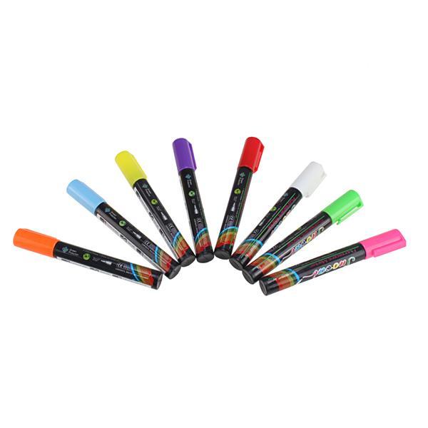 AGPtek 8 Colors Fluorescent Marker Pen for LED Writing Menu Board Glass Windows Everything Else - DailySale