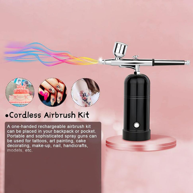 AGPtEK Airbrush Kit Mini Air Compressor Beauty & Personal Care - DailySale