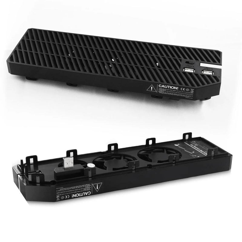 Agptek Xbox One Cooling Fan 3 Cooler with 2 Ports USB Hub Video Games & Consoles - DailySale