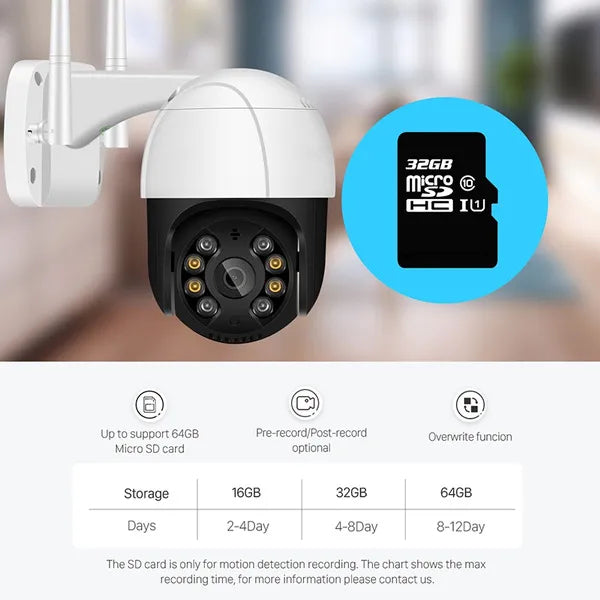 AI Human Detection Wireless Home Security Camera Smart Home & Security - DailySale