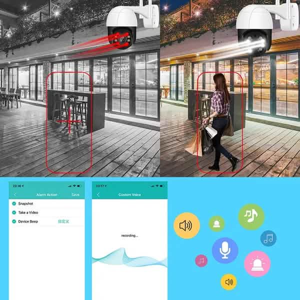 AI Human Detection Wireless Home Security Camera Smart Home & Security - DailySale
