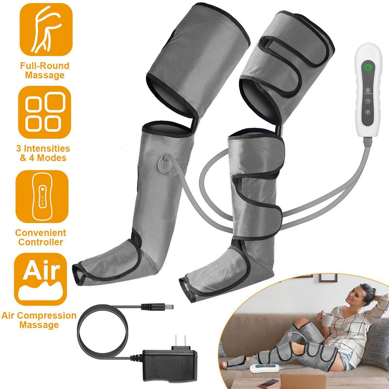 Air Compression Calf Feet Thigh Foot Massager Wellness - DailySale