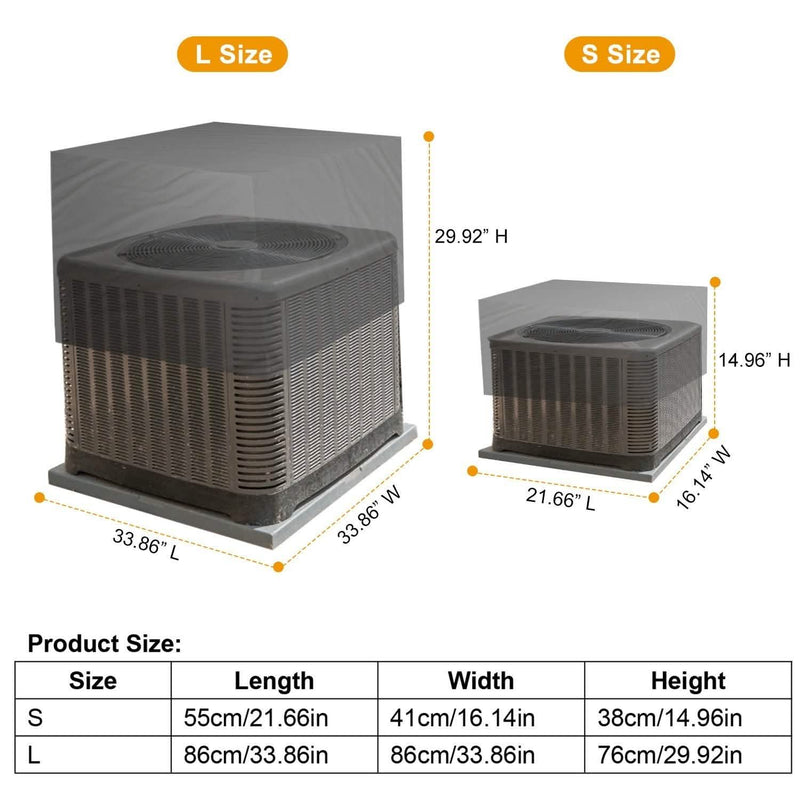 Air Conditioner Cover Outdoor Water-Resistant Home Improvement - DailySale