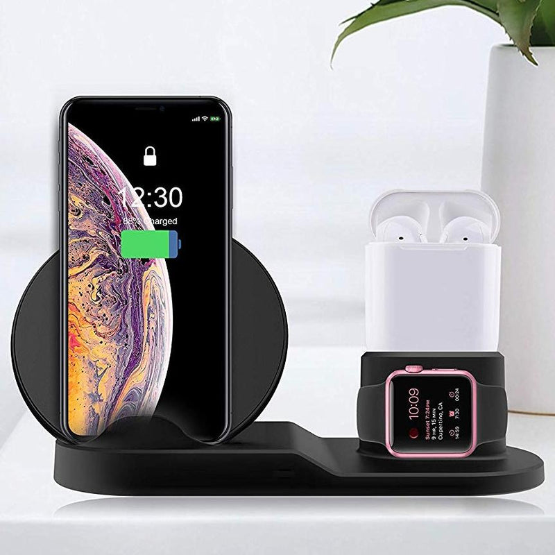 AirDock 3-in-1 Wireless Power Charging Station Gadgets & Accessories - DailySale