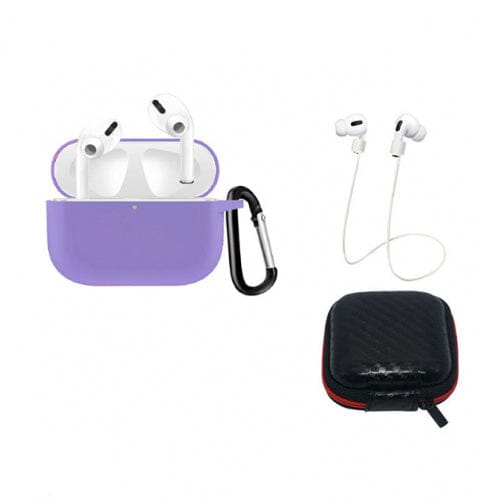 AirPods 1, 2 and Pro Case Cover and Accessory Pack Audio Accessories Purple AirPods 1/ 2 - DailySale
