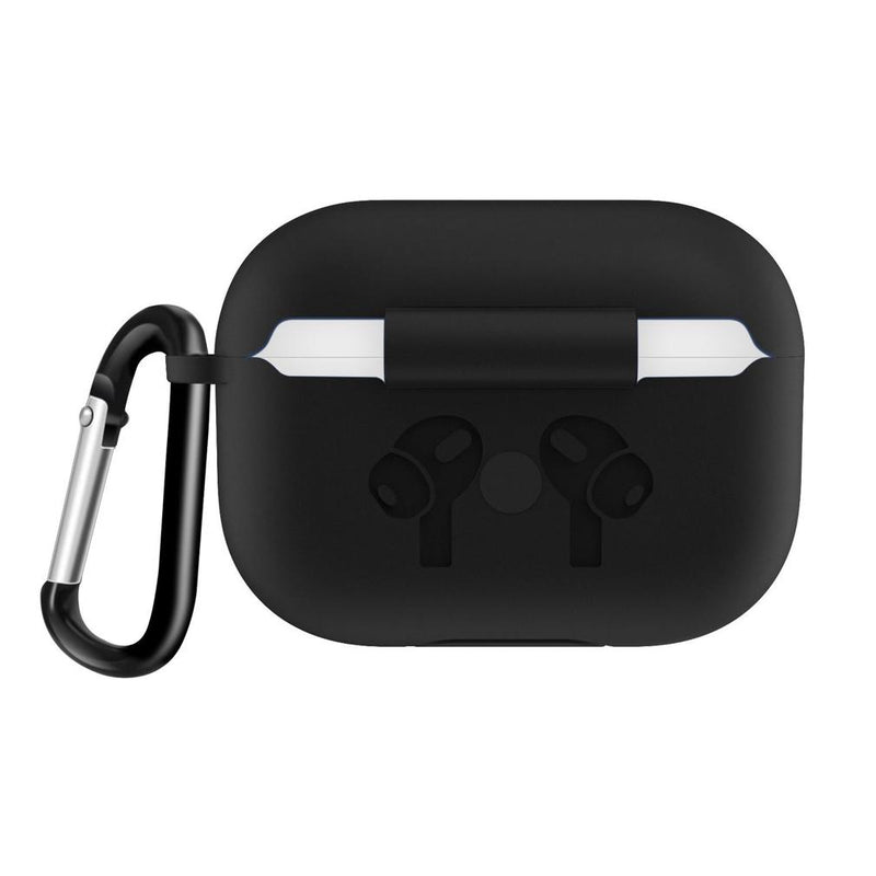 Airpods Pro Protective Case With Carabiner Gadgets & Accessories Black - DailySale