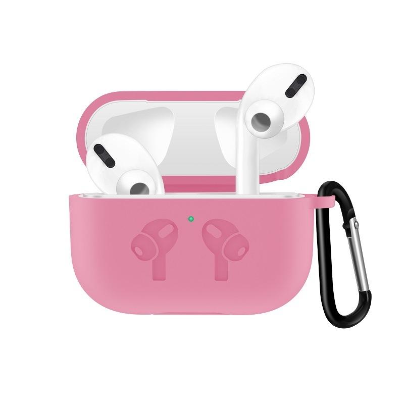 Airpods Pro Protective Case With Carabiner Gadgets & Accessories Pink - DailySale