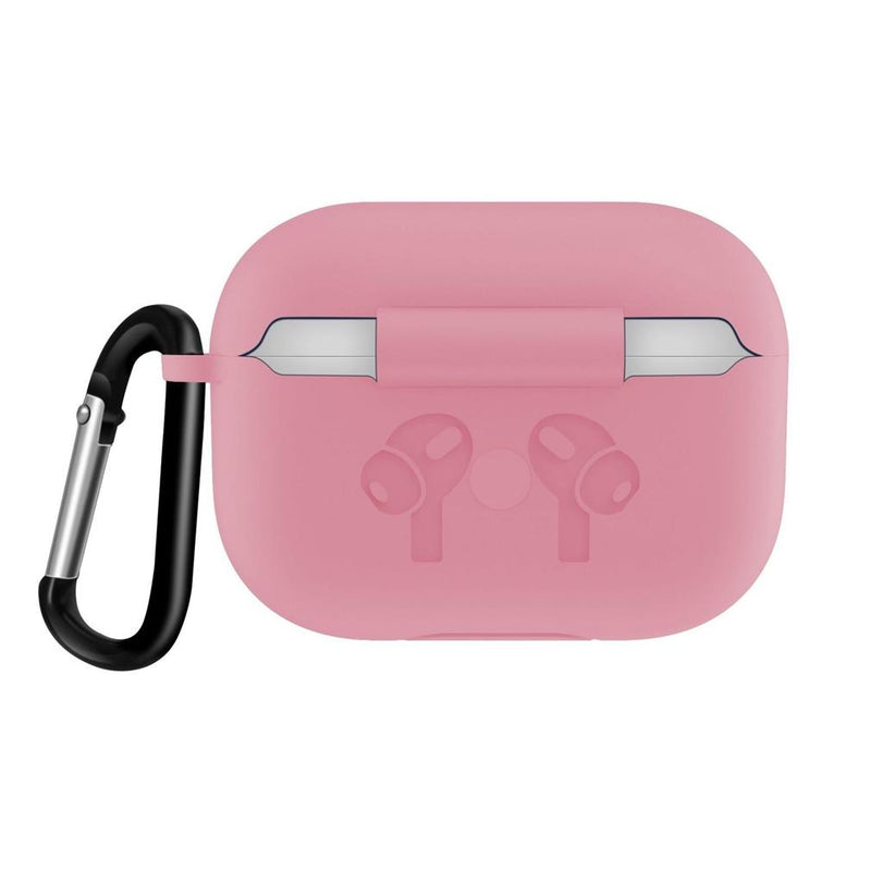 Airpods Pro Protective Case With Carabiner Gadgets & Accessories Pink - DailySale
