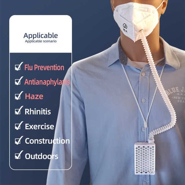 AirPro Mask Rechargeable Electrical Air Purifying Respirator Face Masks & PPE - DailySale