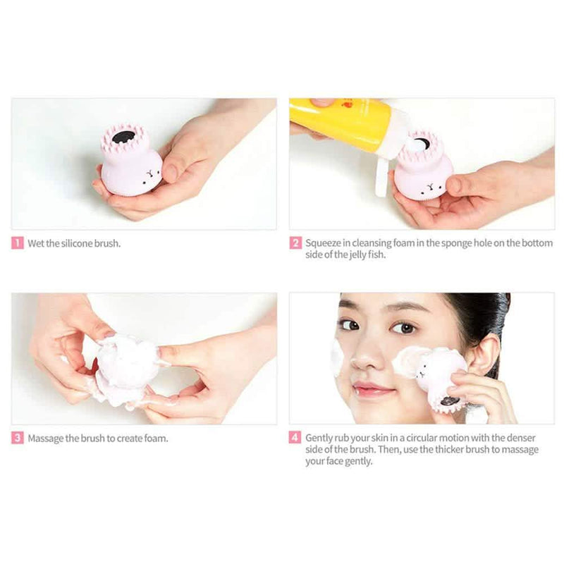 All in One Deep Pore Cleansing Sponge and Brush Beauty & Personal Care - DailySale