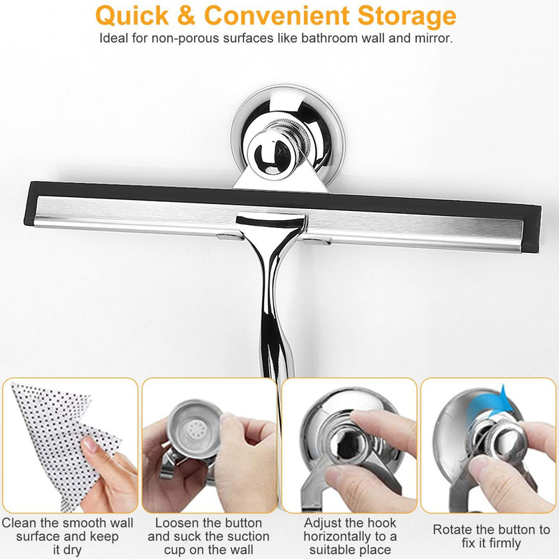 All Purpose Stainless Steel Squeegee Cleaner Automotive - DailySale