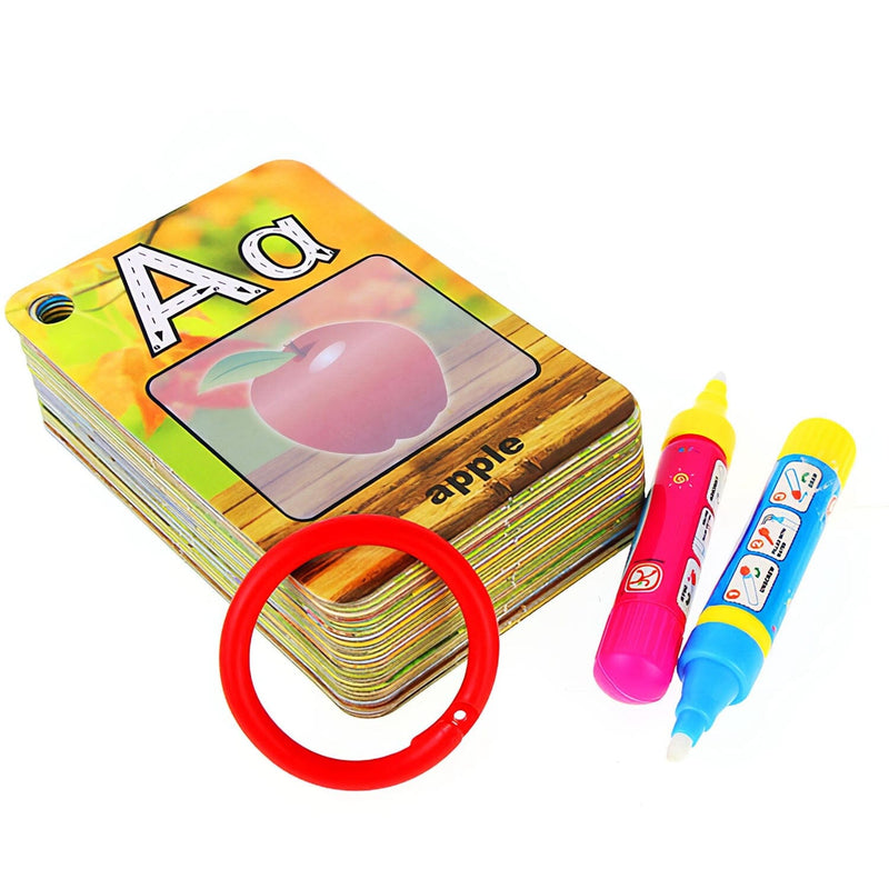 Alphabet Water Coloring Cards with 2 Magic Water Pens Toys & Games - DailySale