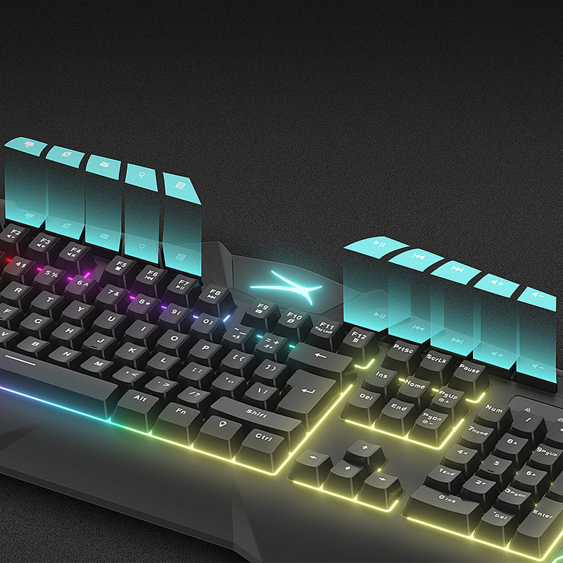 Altec Lansing - M180 Membrane RGB Gaming Keyboard - Multi-Color Computer Accessories - DailySale