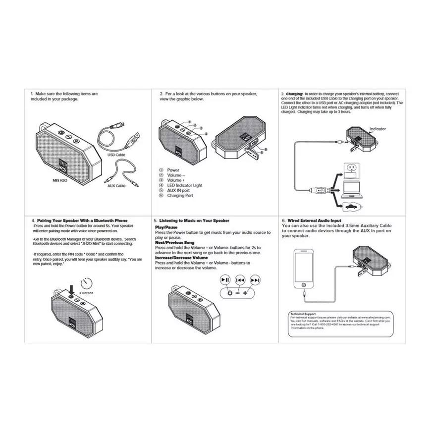 Altec mini hot sale h2o pairing