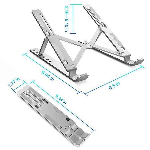 Aluminum Alloy Foldable Portable Laptop Stand Computer Accessories - DailySale