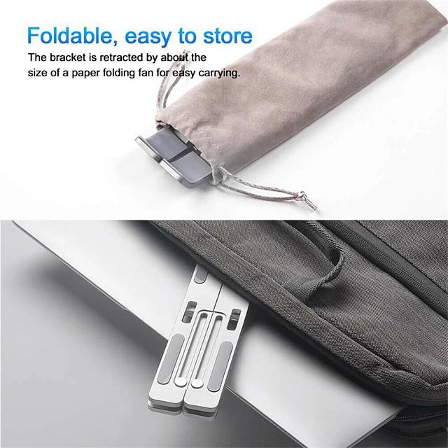 Aluminum Alloy Foldable Portable Laptop Stand Computer Accessories - DailySale
