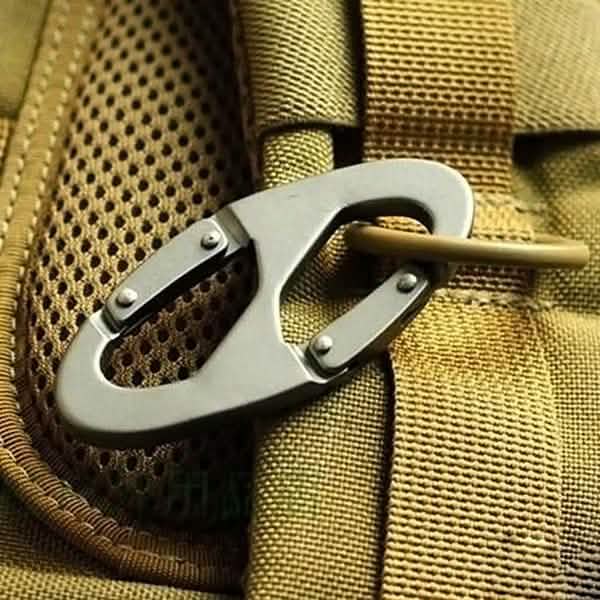 Aluminum Alloy Key Chain Ring Hook Holder Outdoor Calabash Keychain Camping Sports & Outdoors - DailySale