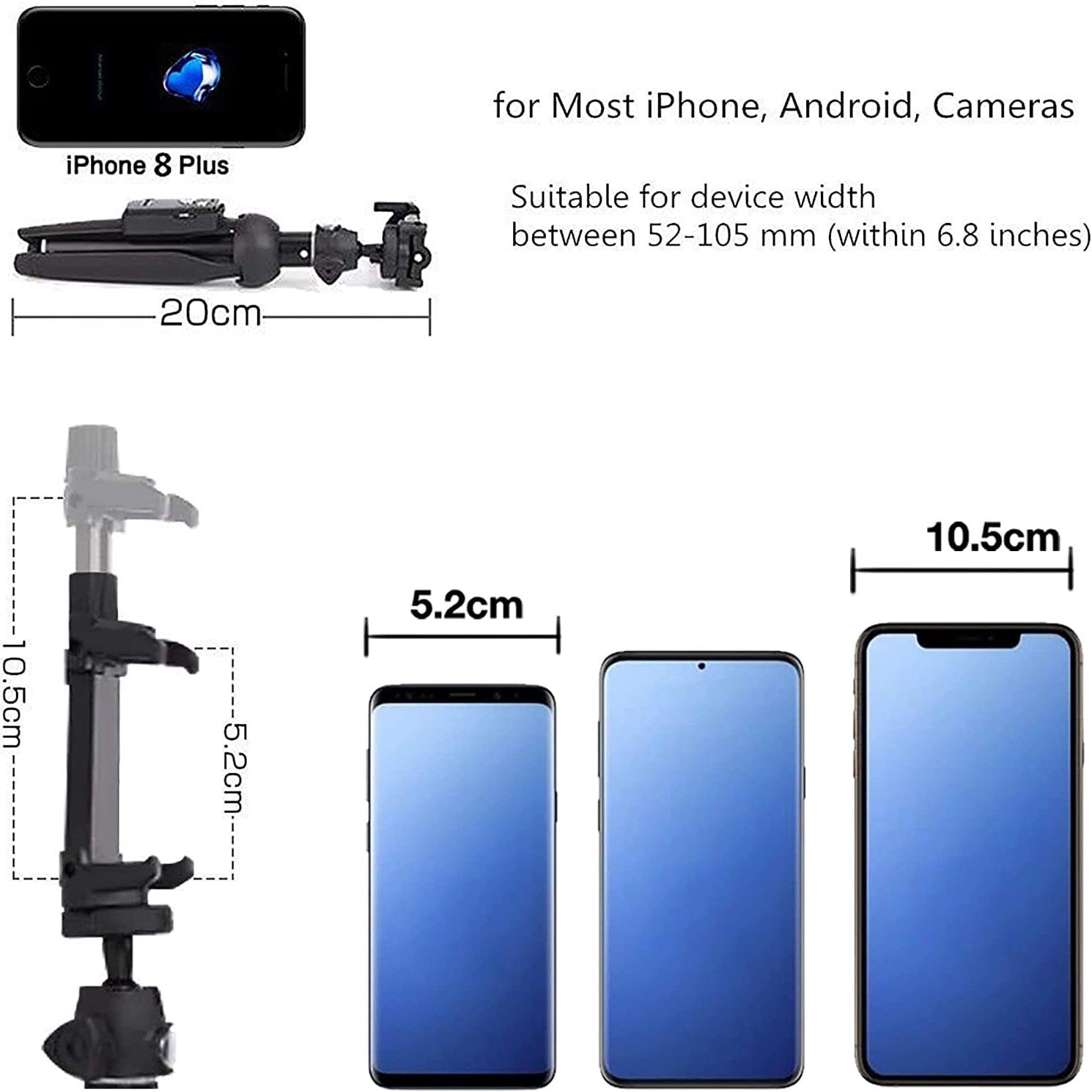 Aluminum Alloy Selfie Stick Phone Tripod Mobile Accessories - DailySale