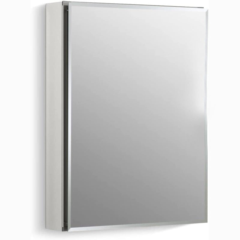 Aluminum Single Medicine Cabinet with Mirror Door Closet & Storage - DailySale