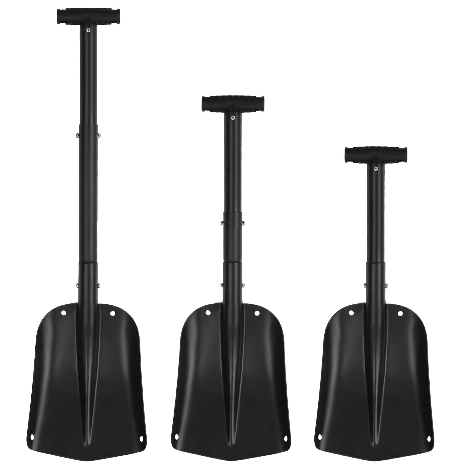 Aluminum Snow Shovel Portable Lightweight Camping Garden Beach Shovel Home Improvement - DailySale