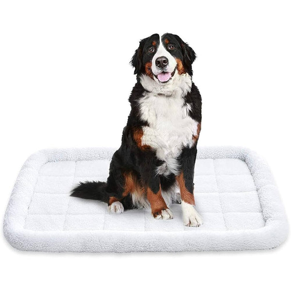 Amazon Basics Faux Sherpa Padded Bolster Pet Bed Pet Supplies - DailySale
