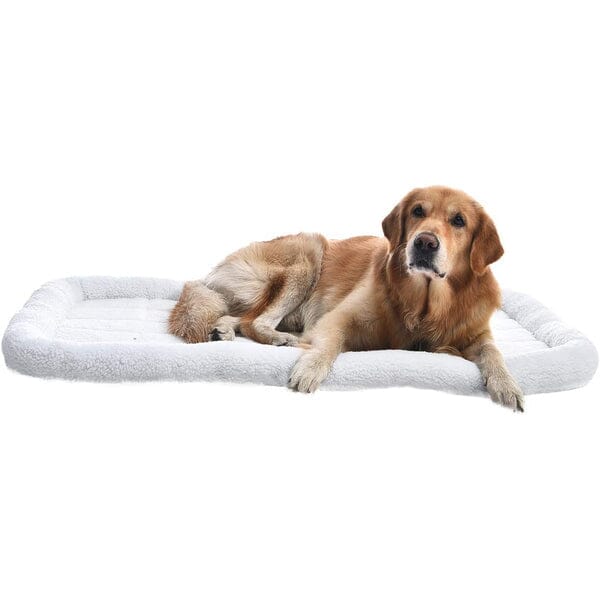 Amazon Basics Faux Sherpa Padded Bolster Pet Bed Pet Supplies - DailySale