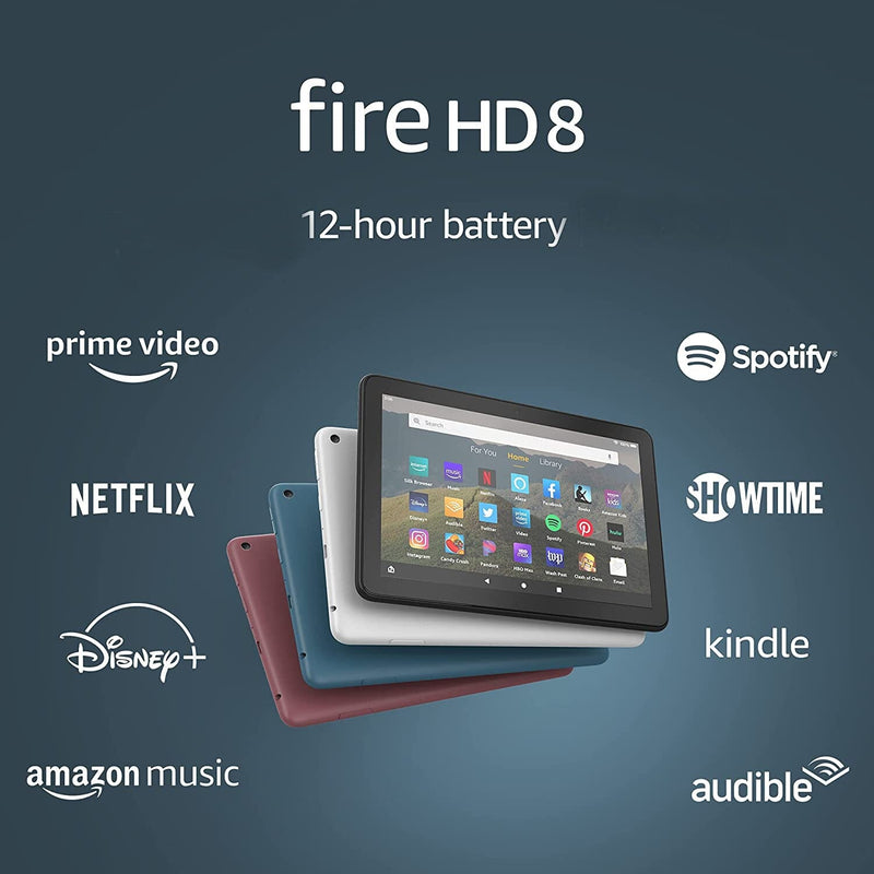 Amazon Fire HD 8 10th Generation 8-Inch Tablet 32GB Plum Tablets - DailySale