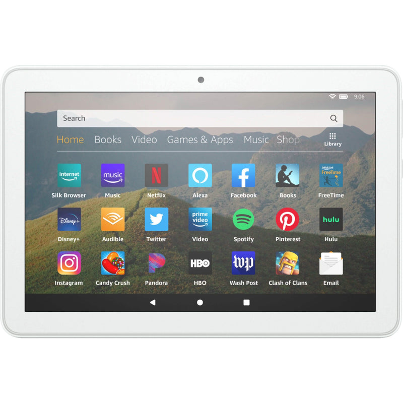 Amazon Fire HD 8 10th Generation 8" Tablet 32GB White Tablets - DailySale