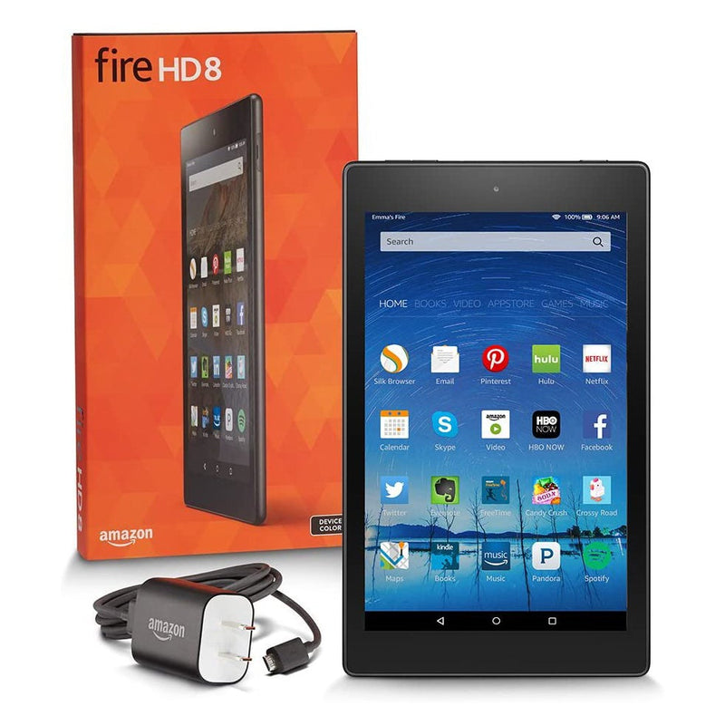 Amazon Kindle Fire HD 8 Tablet 5th Generation 8GB Black Tablets - DailySale
