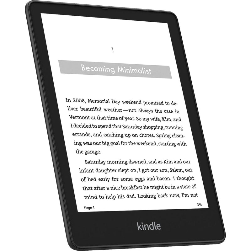 Amazon Kindle Paperwhite Signature Edition 32GB - Black Tablets - DailySale