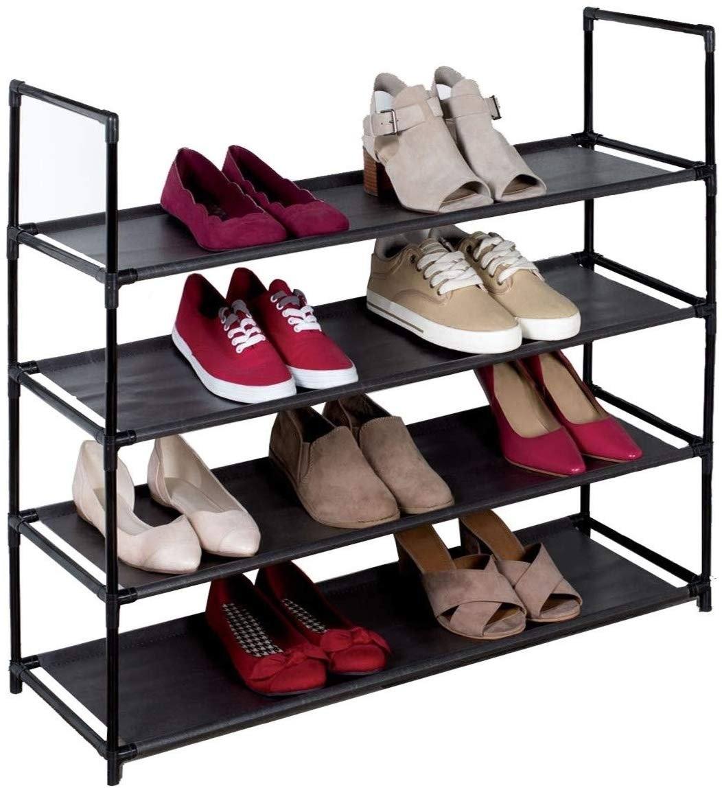 American Dream Home Goods Organizer Shoe Rack Home Essentials Black - DailySale