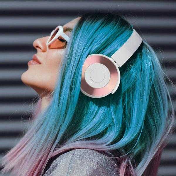 Amplify Metallic Wireless Stereo Headphones Headphones & Speakers - DailySale