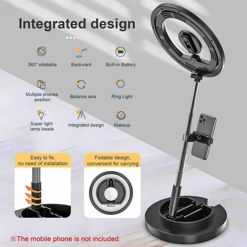 Andoer JMT2 PRO 360° Rotatable Mini Ring Light Beauty & Personal Care - DailySale