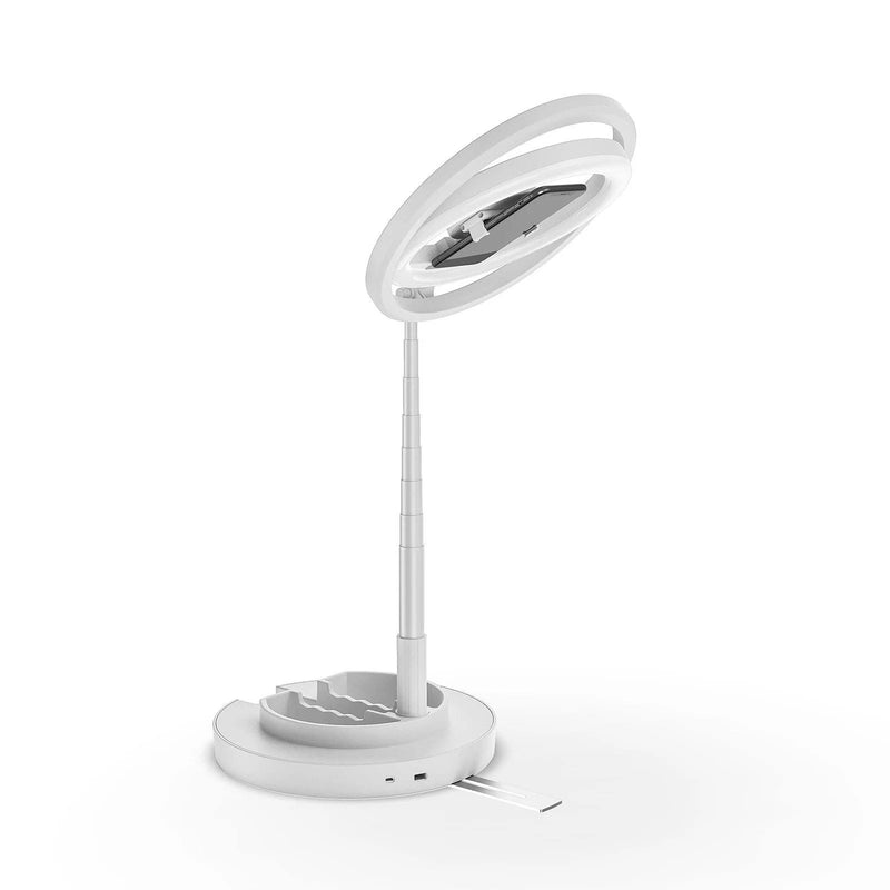 Andoer JMT2 PRO 360° Rotatable Mini Ring Light Beauty & Personal Care White - DailySale