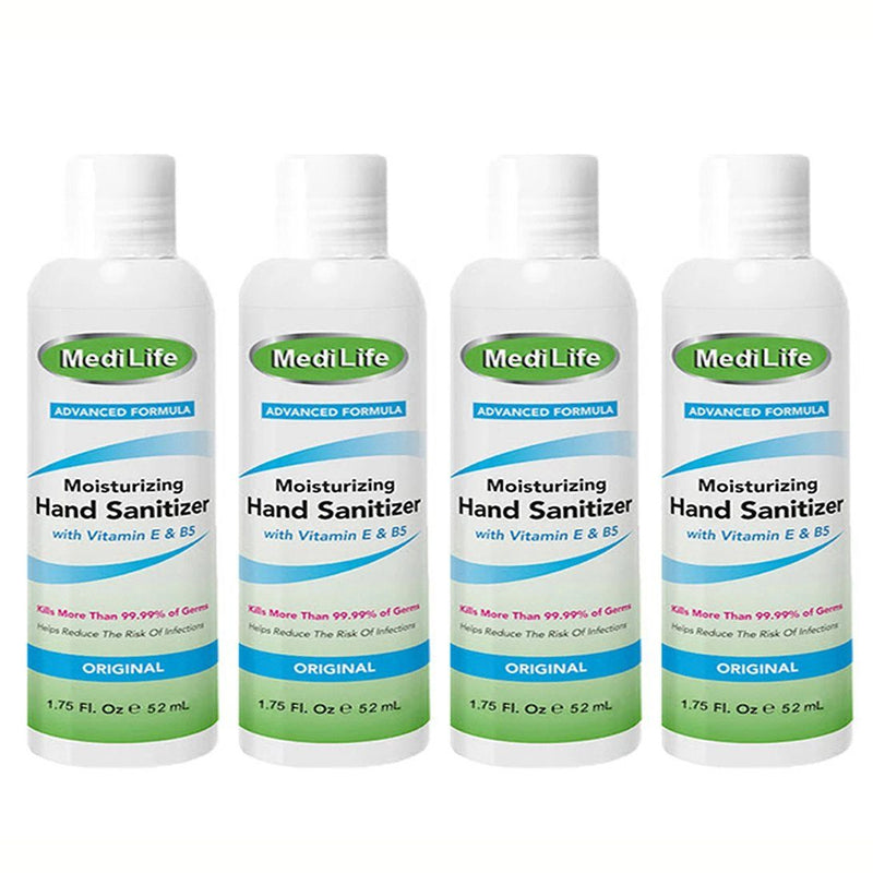 Anti Bacterial Hand Cleaner and Sanitizer - 1.75oz Wellness & Fitness 4-Pack - DailySale