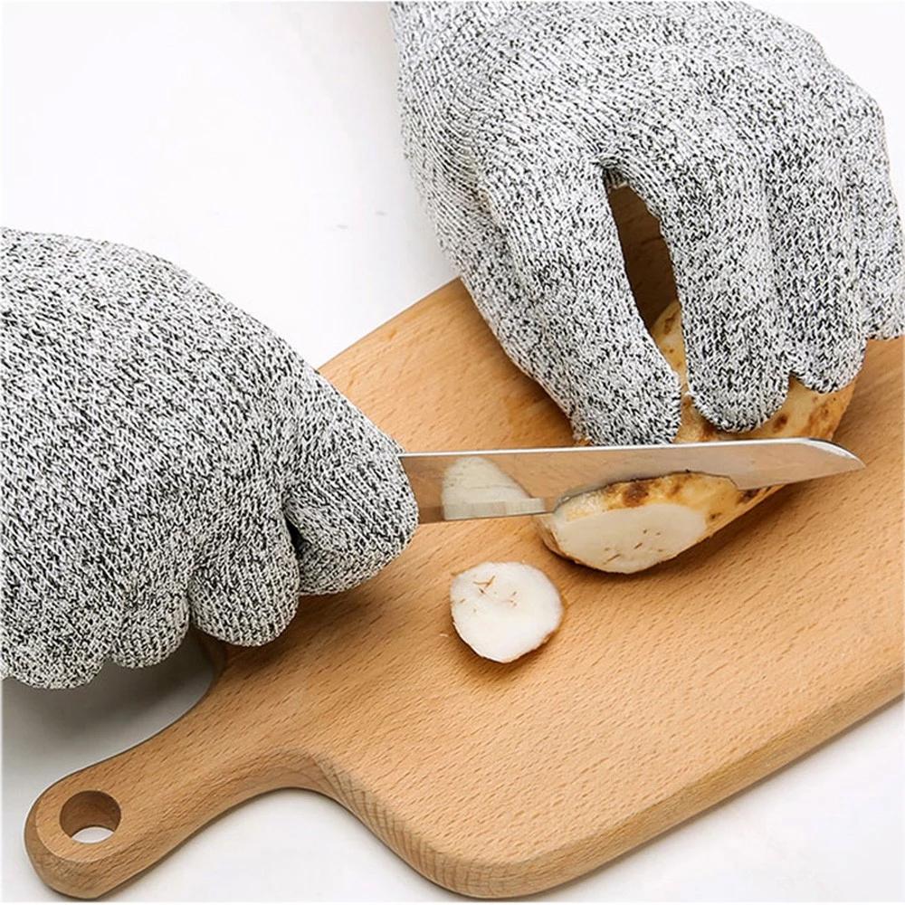 Anti-Cut Gloves 5 Grade Safety Cut Proof Stab Resistant Stainless Steel Men's Accessories - DailySale