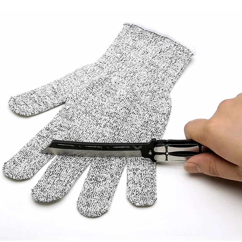 Anti-Cut Gloves 5 Grade Safety Cut Proof Stab Resistant Stainless Steel Men's Accessories - DailySale