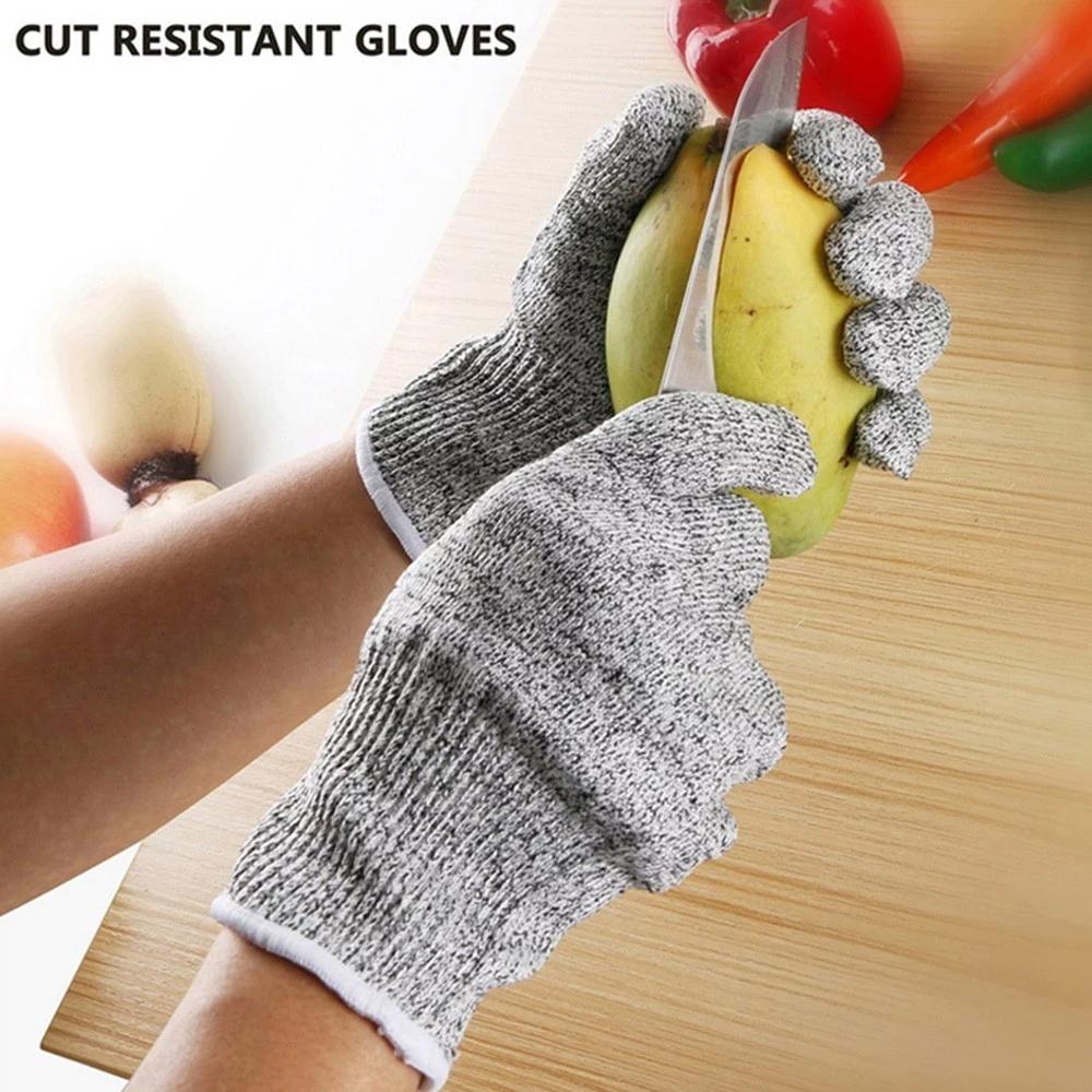 Anti-Cut Gloves 5 Grade Safety Cut Proof Stab Resistant Stainless Steel Men's Accessories - DailySale