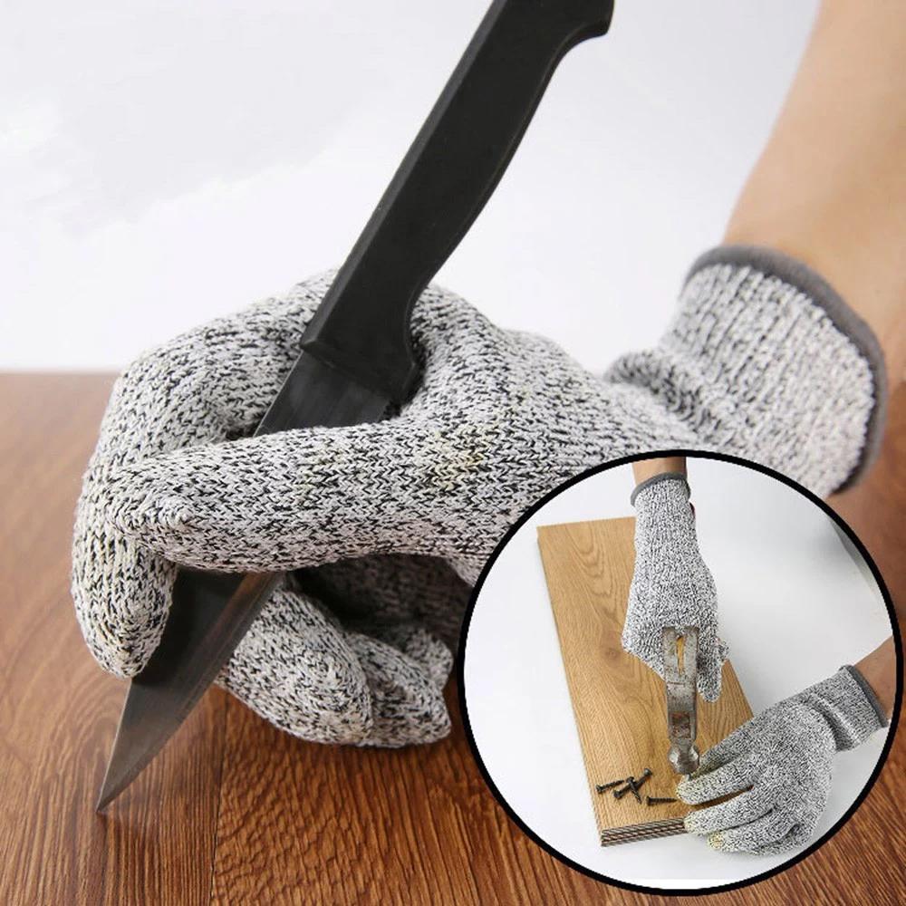 Anti-Cut Gloves 5 Grade Safety Cut Proof Stab Resistant Stainless Steel Men's Accessories - DailySale