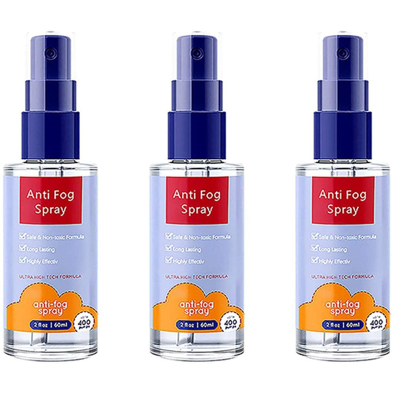 Anti-Fog Spray Agent for Glasses Everything Else 3-Pack - DailySale