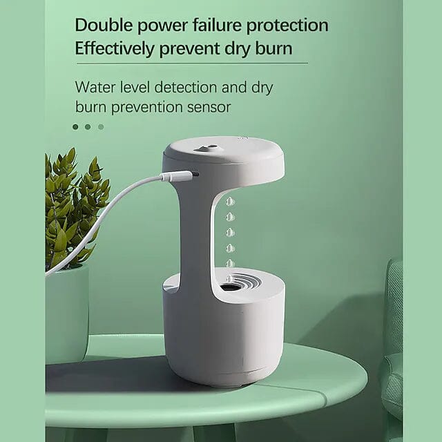 Anti-Gravity Water Droplet Humidifier Wellness - DailySale