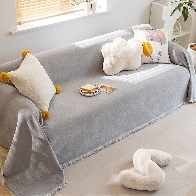 Anti-Scratch Cat Sofa Blanket Furniture & Decor Gray 130cm - DailySale