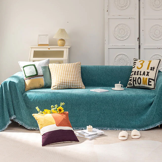 Anti-Scratch Cat Sofa Blanket Furniture & Decor Green 130cm - DailySale