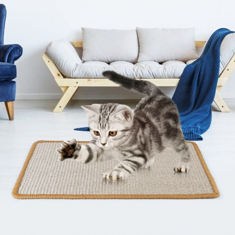 Anti-Slip Mat Horizontal Cat Floor Scratching Pad Rug Pet Supplies - DailySale
