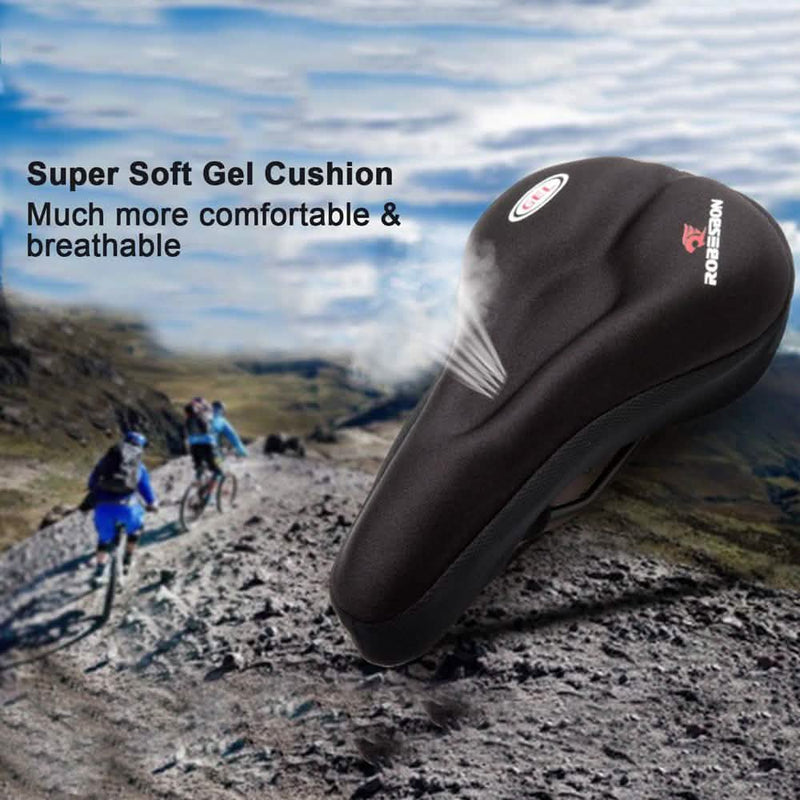 Anti-Slip Silicone Gel Pad Cushion Seat - Saddle Cover for Bike Bicycle Cycling Sports & Outdoors - DailySale