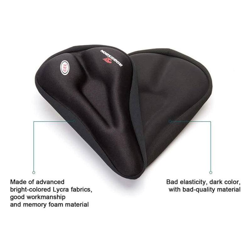 Anti-Slip Silicone Gel Pad Cushion Seat - Saddle Cover for Bike Bicycle Cycling Sports & Outdoors - DailySale