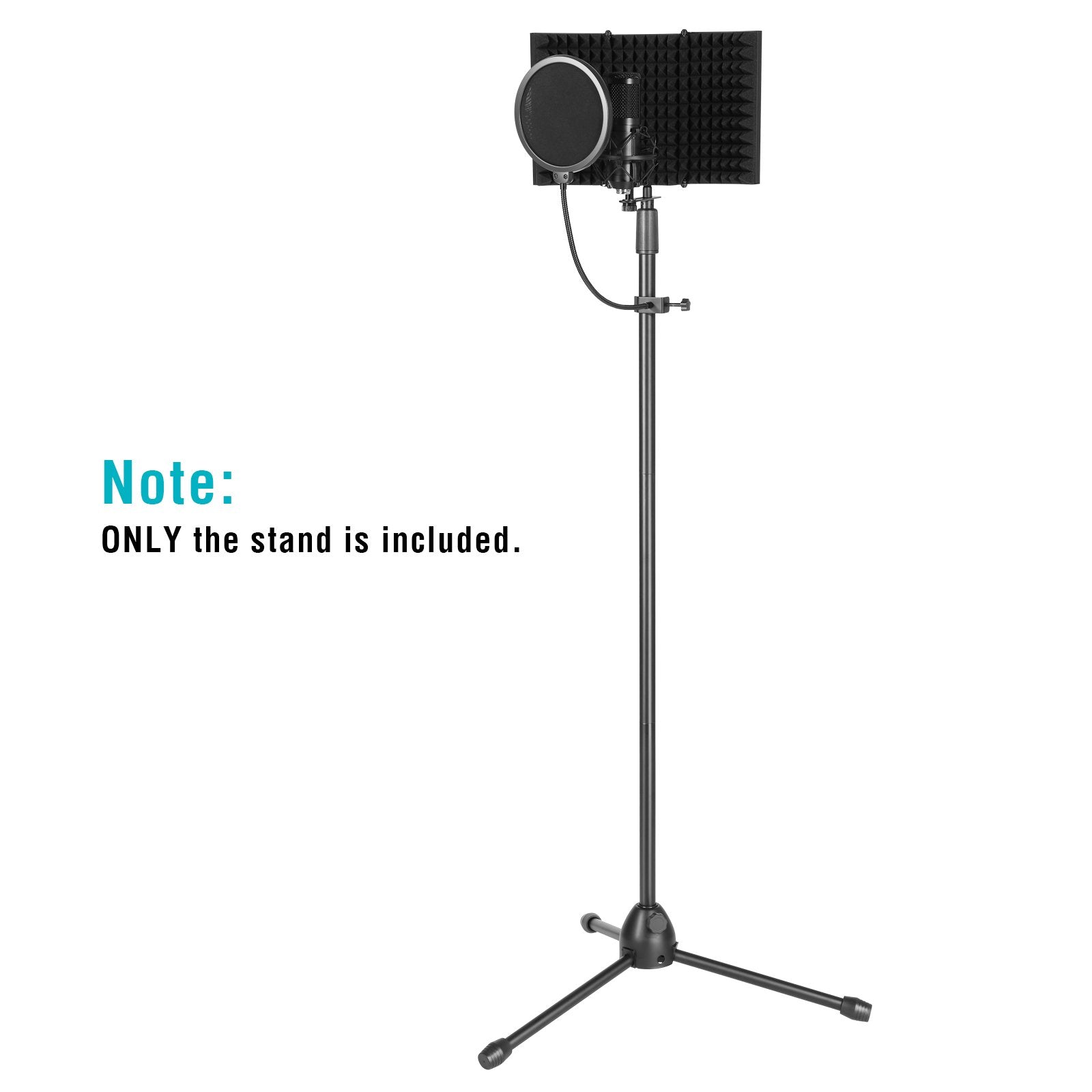 Anti-slip Tripod Condenser Microphone Stand Headphones & Audio - DailySale