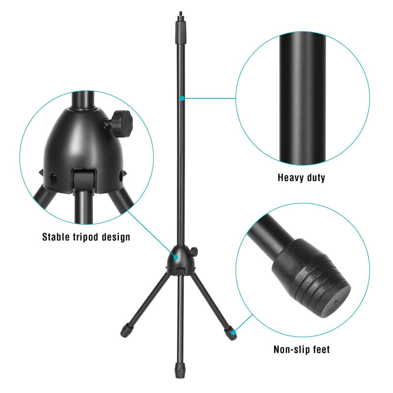 Anti-slip Tripod Condenser Microphone Stand Headphones & Audio - DailySale