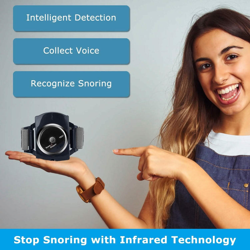 Anti-Snore Infrared Wristband with Conductive Film Wellness - DailySale