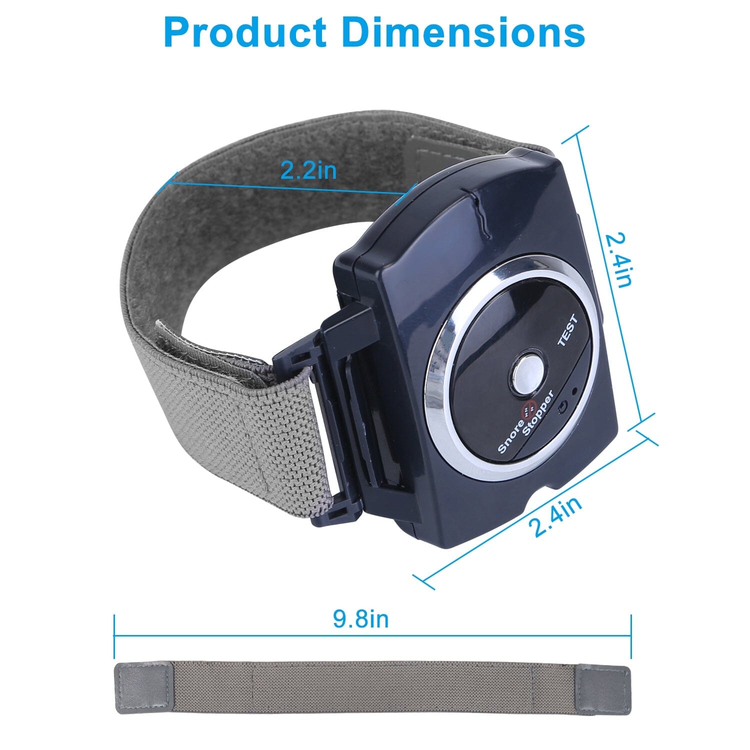 Anti-Snore Infrared Wristband with Conductive Film Wellness - DailySale